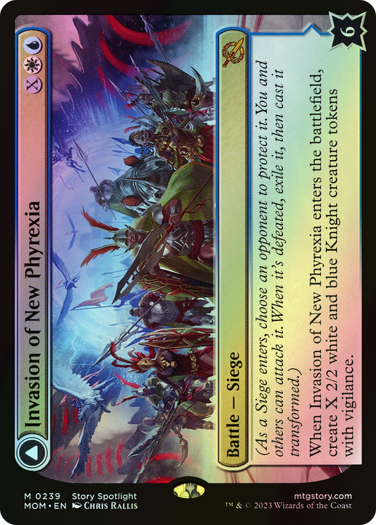 Invasion of New Phyrexia // Teferi Akosa of Zhalfir (MOM) #239 [EN/F] s/o
