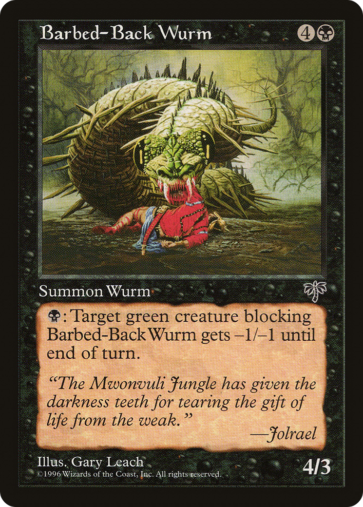 Barbed-Back Wurm (MIR) #105 [EN/N]