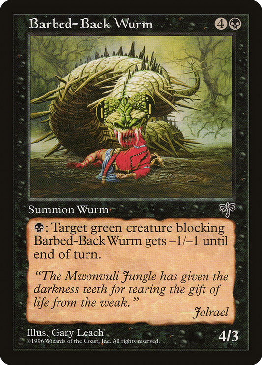 Barbed-Back Wurm (MIR) #105 [EN/N]