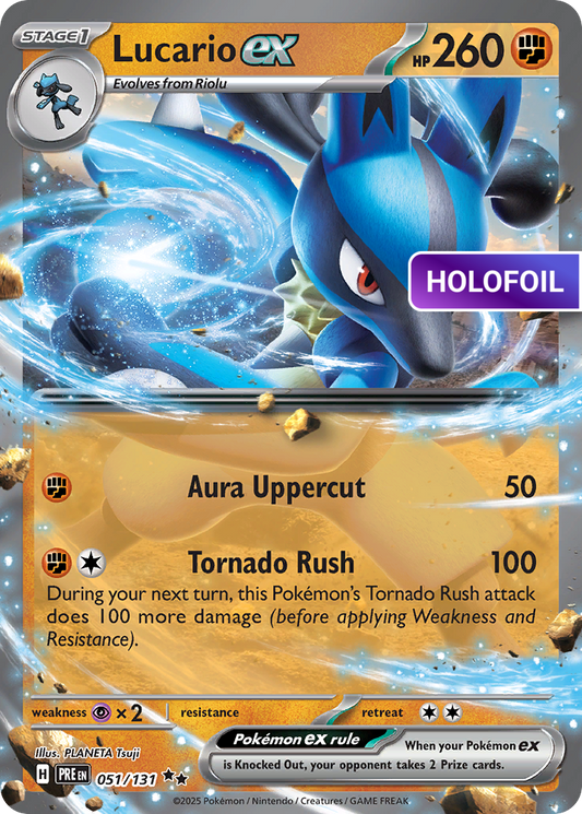 Lucario ex (PRE) #51 [EN/H]