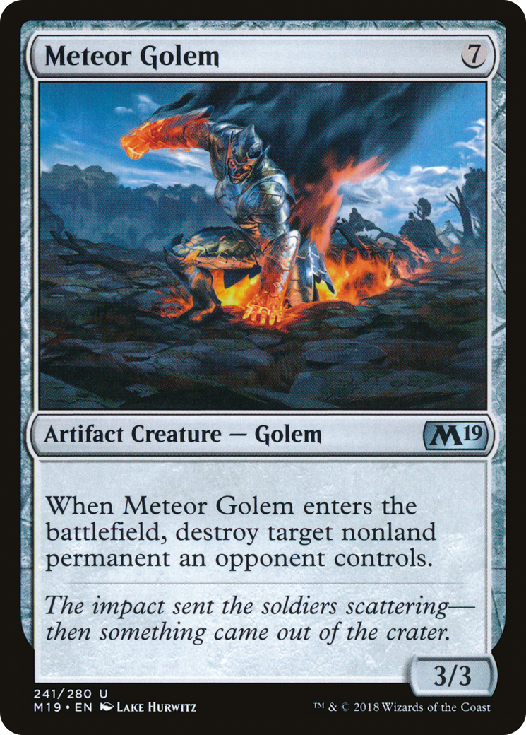 Meteor Golem (M19) #241 [EN/N] s/o