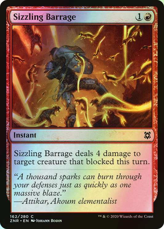 Sizzling Barrage (ZNR) #162 [EN/F]