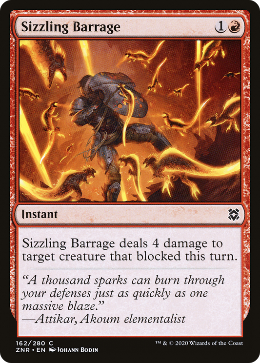 Sizzling Barrage (ZNR) #162 [EN/N]