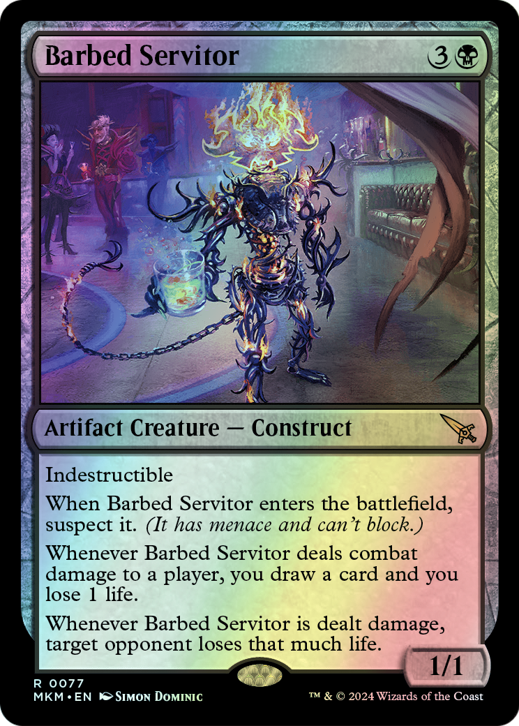 Barbed Servitor (MKM) #77 [EN/F] s/o