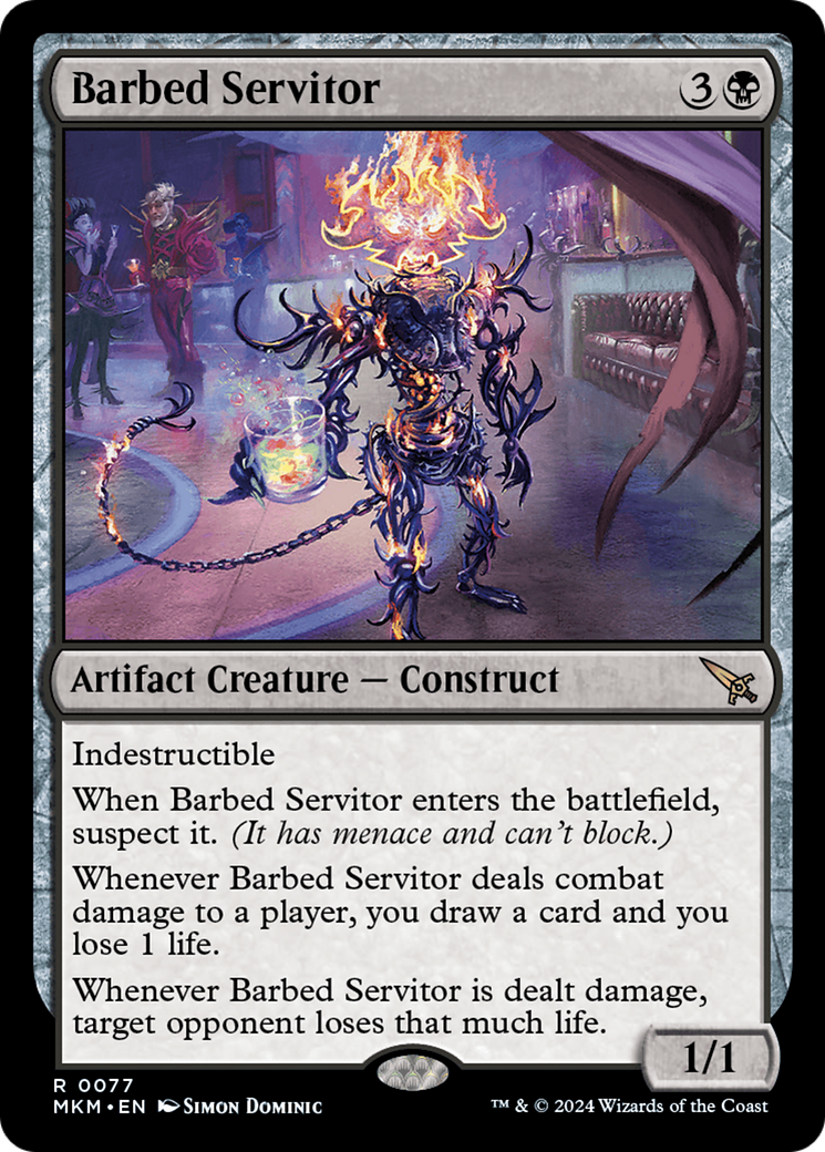Barbed Servitor (MKM) #77 [EN/N] s/o