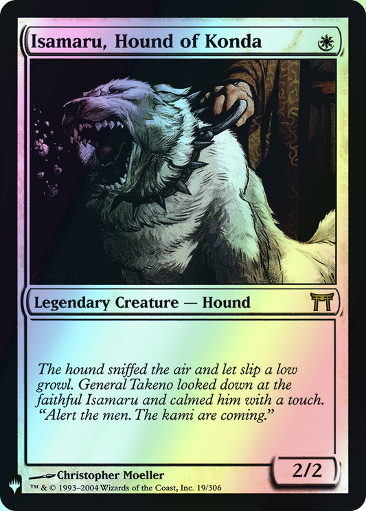 Isamaru, Hound of Konda (PLST) #CHK-19 [EN/F] s/o