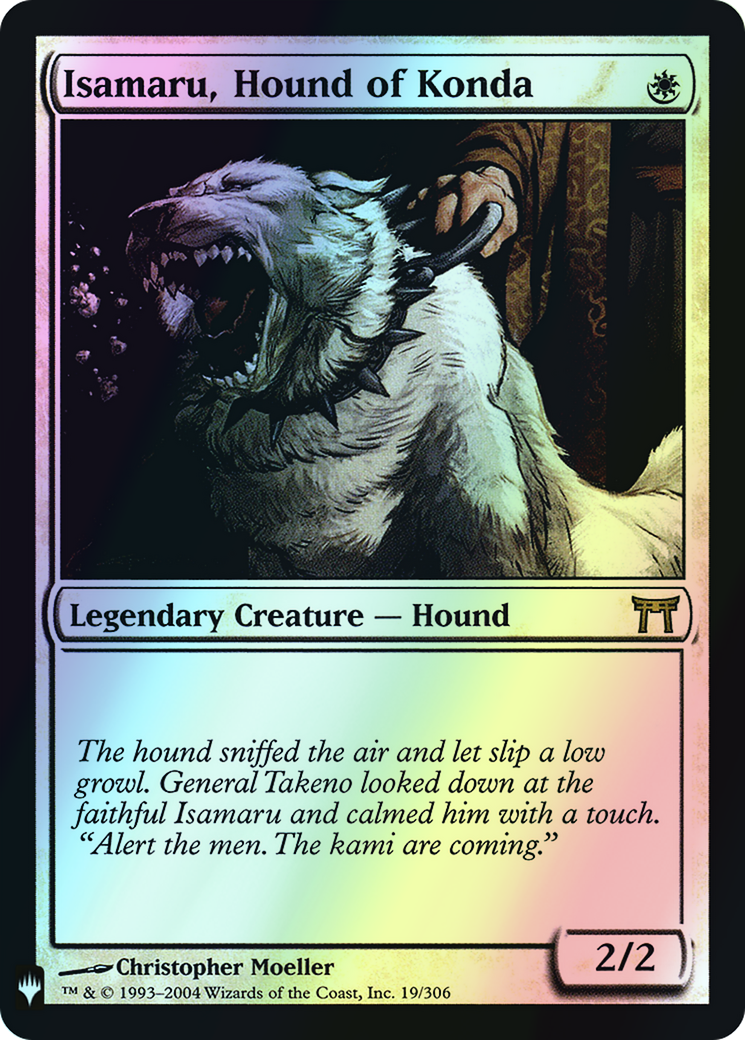 Isamaru, Hound of Konda (PLST) #CHK-19 [EN/F] s/o