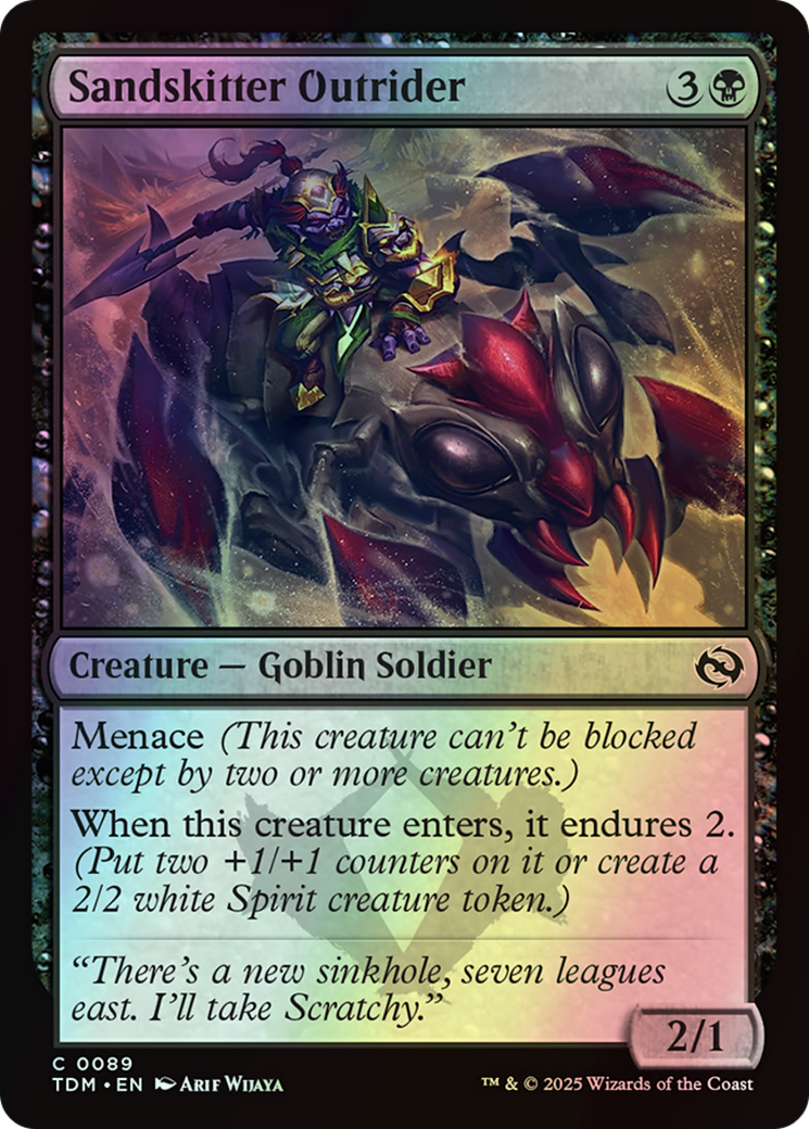 Sandskitter Outrider (TDM) #89 [EN/F]