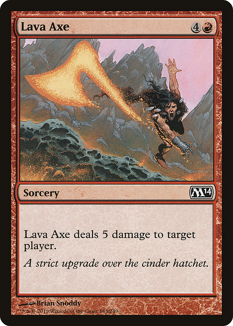 Lava Axe (M14) #143 [EN/N]