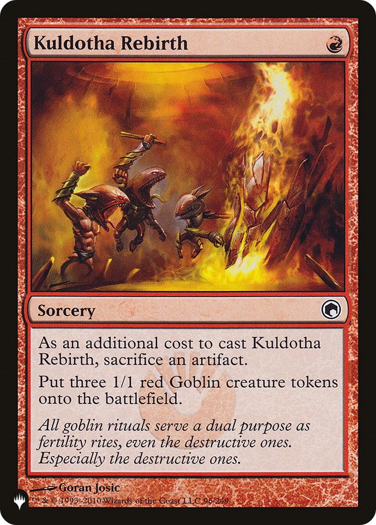 Kuldotha Rebirth (PLST) #SOM-96 [EN/N] s/o