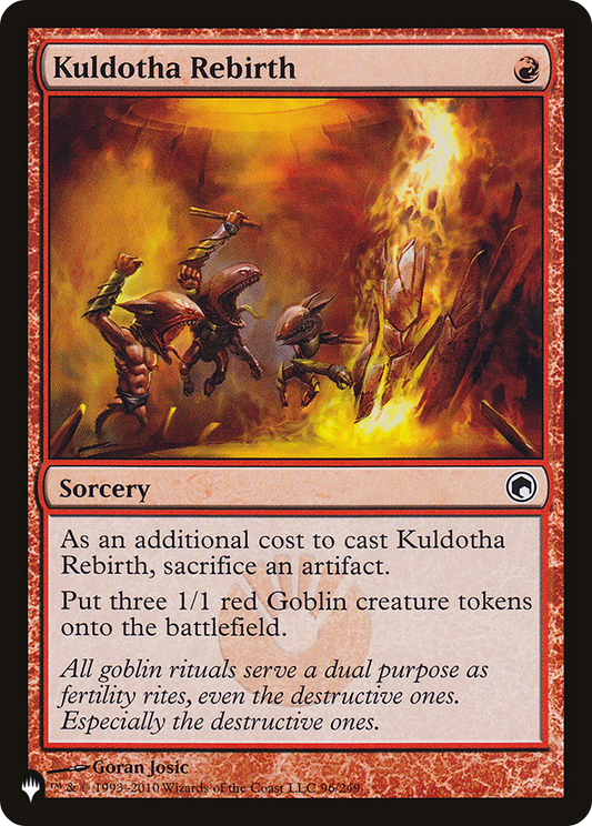 Kuldotha Rebirth (PLST) #SOM-96 [EN/N] s/o