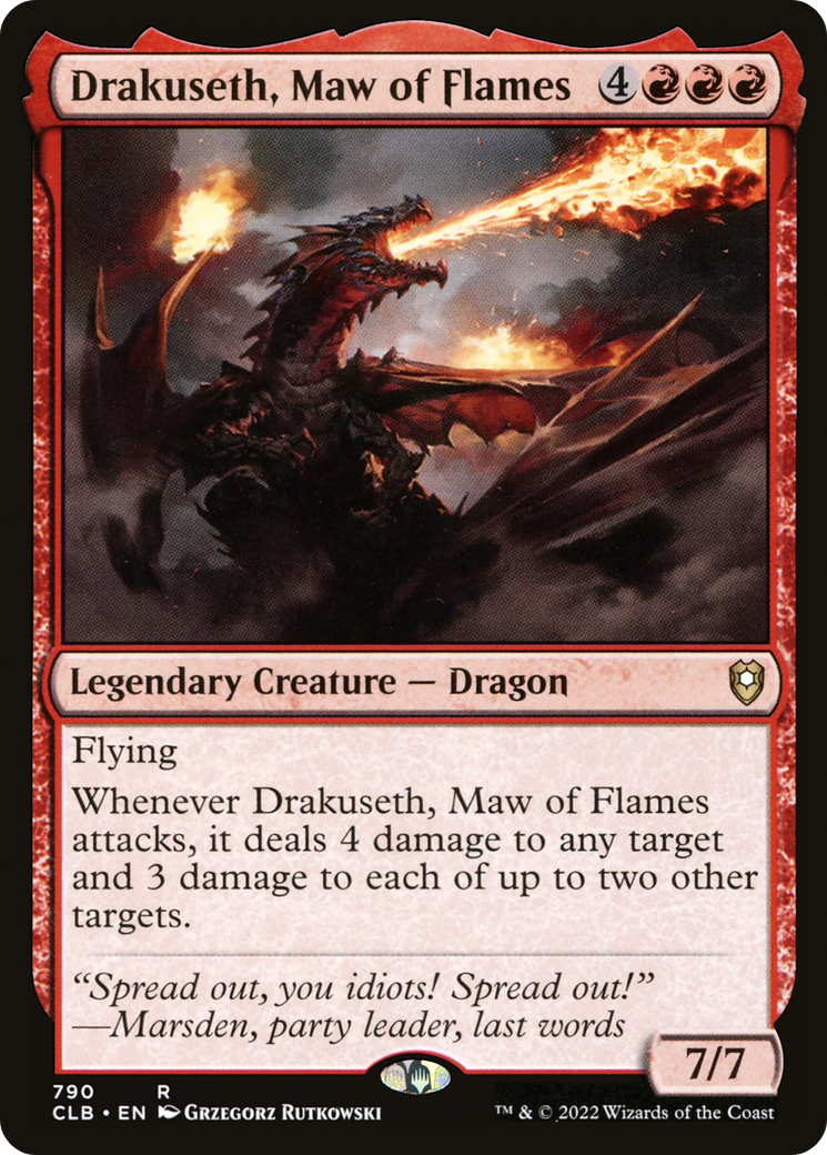 Drakuseth, Maw of Flames (CLB) #790 [EN/N]