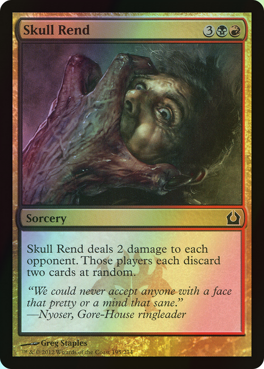 Skull Rend (RTR) #195 [EN/F] s/o