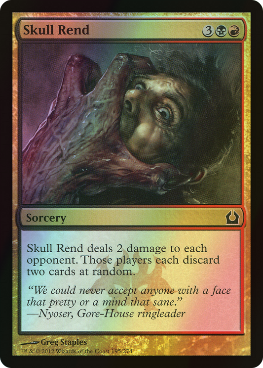 Skull Rend (RTR) #195 [EN/F] s/o