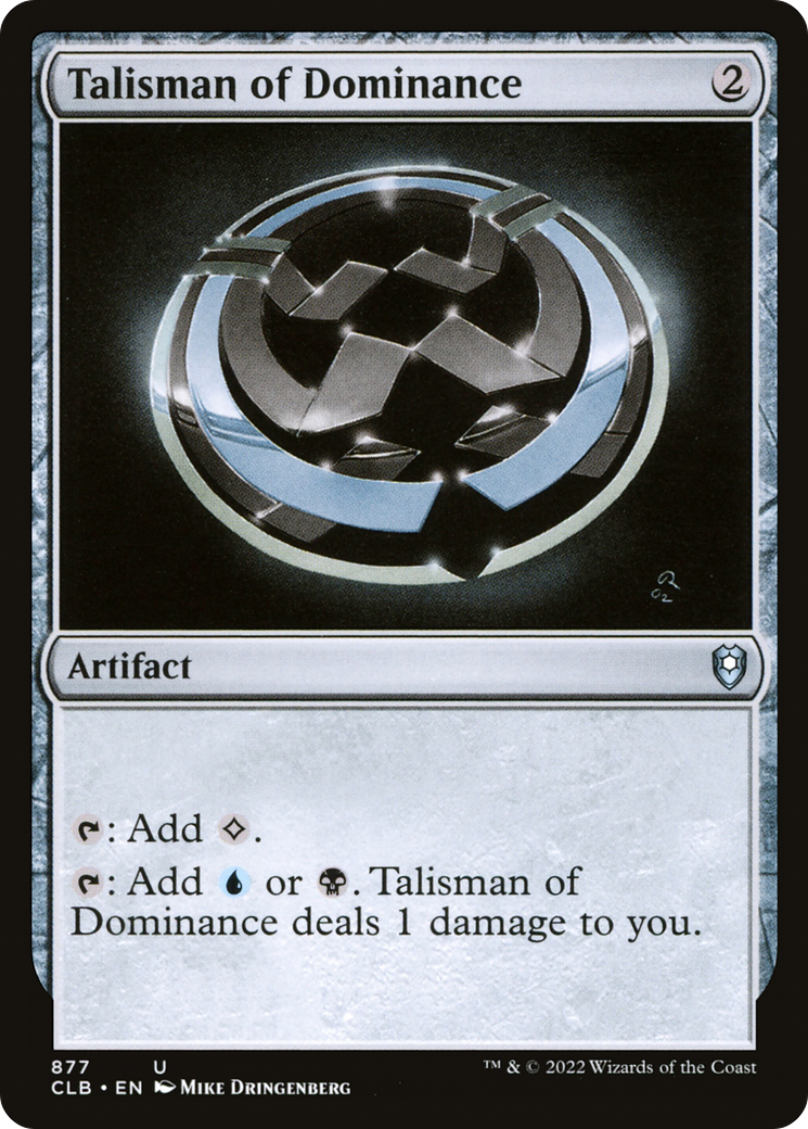 Talisman of Dominance (CLB) #877 [EN/N]