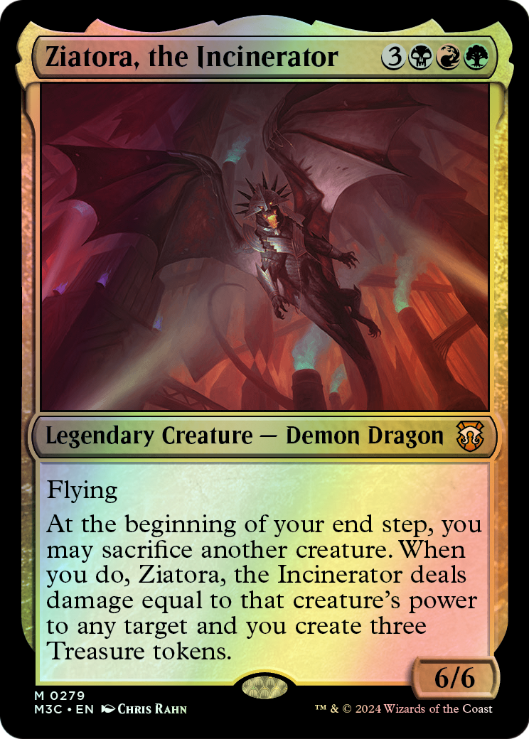 Ziatora, the Incinerator - Ripple Foil (M3C) #279 [EN/F] s/o