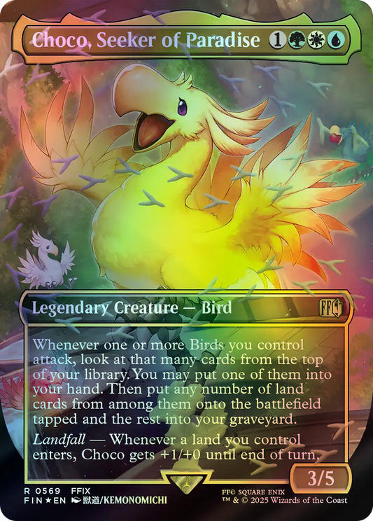 Choco, Seeker of Paradise - Chocobotrack Foil (FIN) #569 [EN/F] s/o