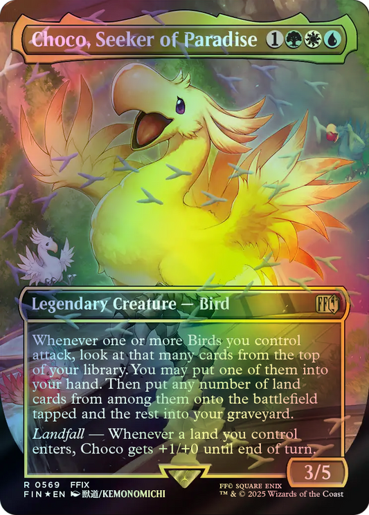 Choco, Seeker of Paradise - Chocobotrack Foil (FIN) #569 [EN/F] s/o