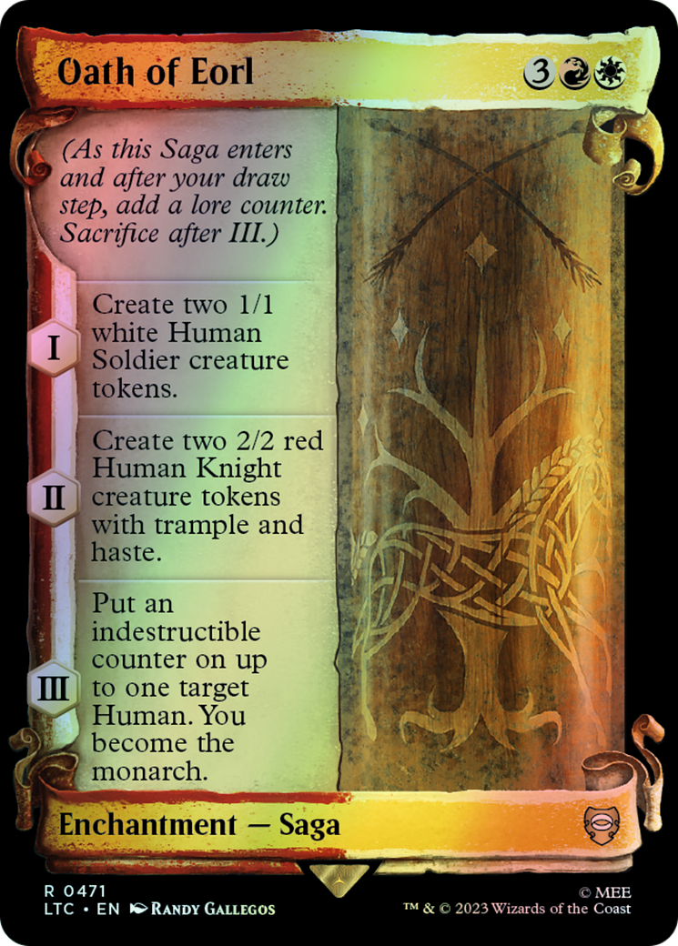 Oath of Eorl - Silver Foil (LTC) #471 [EN/F] s/o