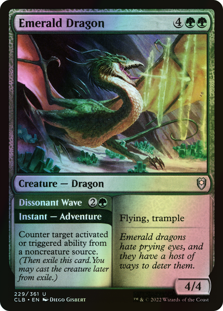 Emerald Dragon // Dissonant Wave (CLB) #229 [EN/F] s/o