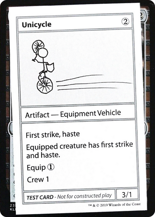 Unicycle (CMB2) #110 [EN/N] s/o