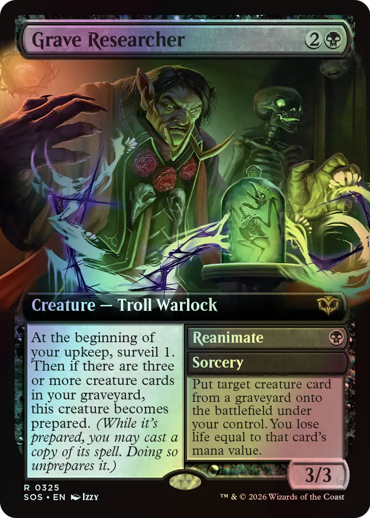 Grave Researcher // Reanimate (SOS) #325 [EN/F] s/o