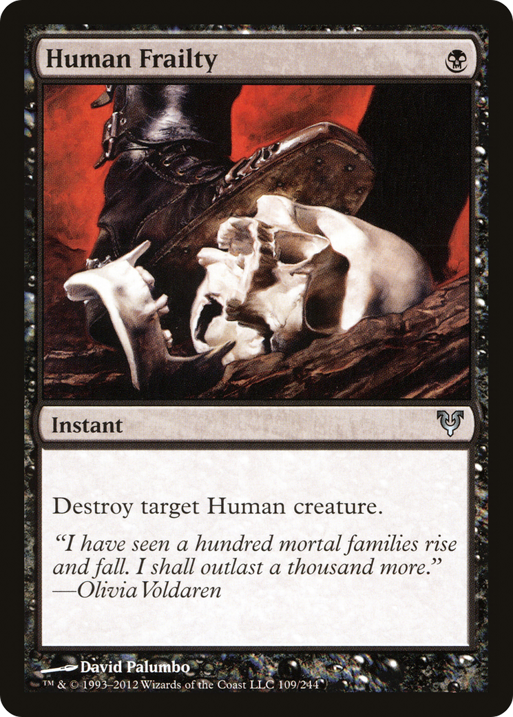Human Frailty (AVR) #109 [EN/N] s/o