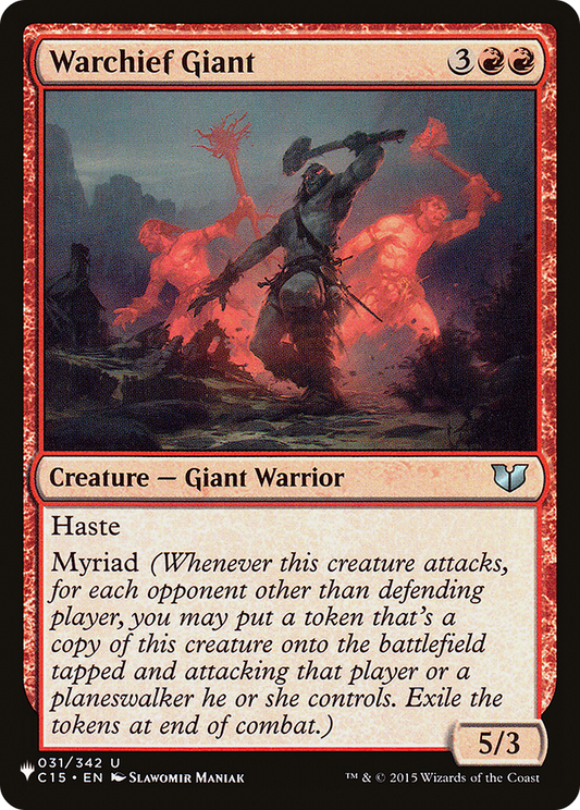 Warchief Giant (PLST) #C15-31 [EN/N]