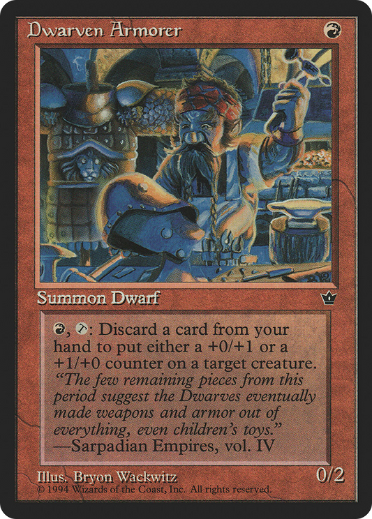 Dwarven Armorer (FEM) #50 [EN/N] s/o