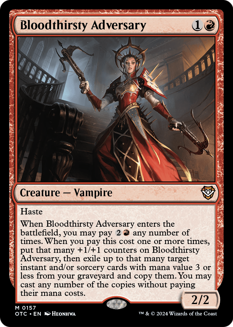 Bloodthirsty Adversary (OTC) #157 [EN/N]
