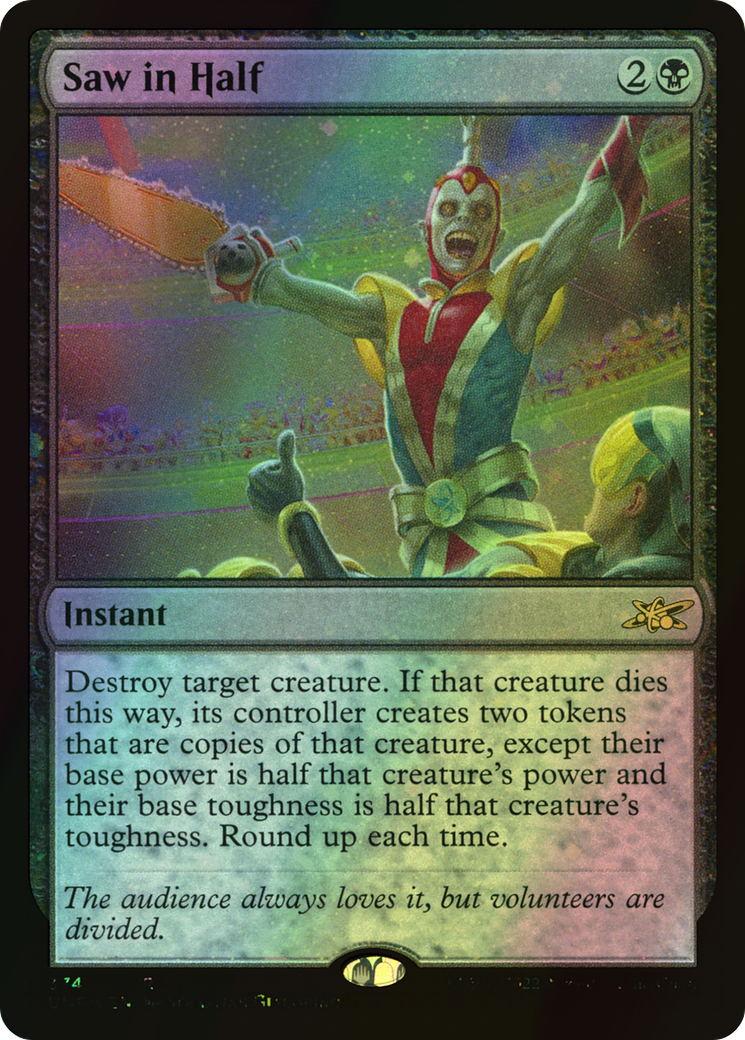 Saw in Half - Galaxy Foil (UNF) #374 [EN/F] s/o
