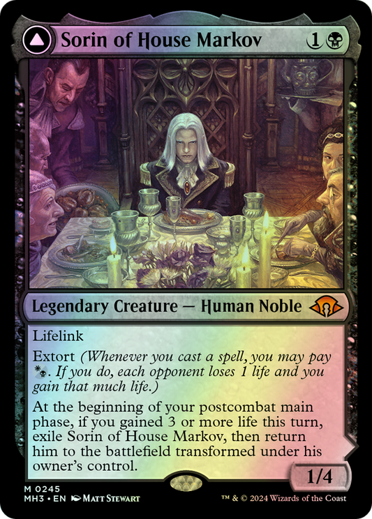 Sorin of House Markov // Sorin, Ravenous Neonate (MH3) #245 [EN/F] s/o