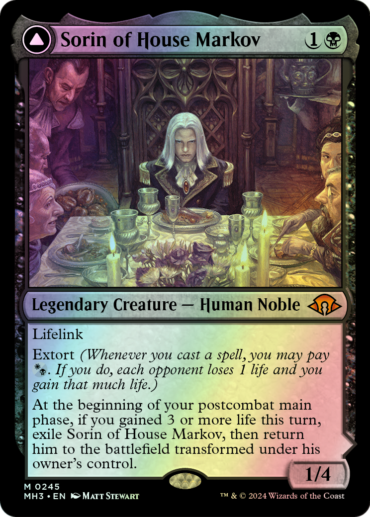 Sorin of House Markov // Sorin, Ravenous Neonate (MH3) #245 [EN/F] s/o