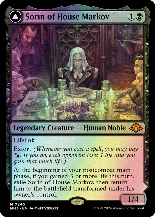 Sorin of House Markov // Sorin, Ravenous Neonate (MH3) #245 [EN/F] s/o