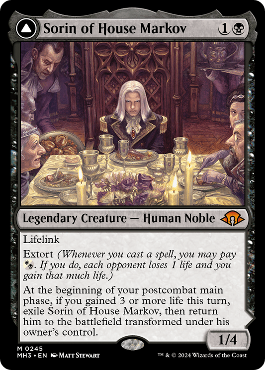 Sorin of House Markov // Sorin, Ravenous Neonate (MH3) #245 [EN/N] s/o
