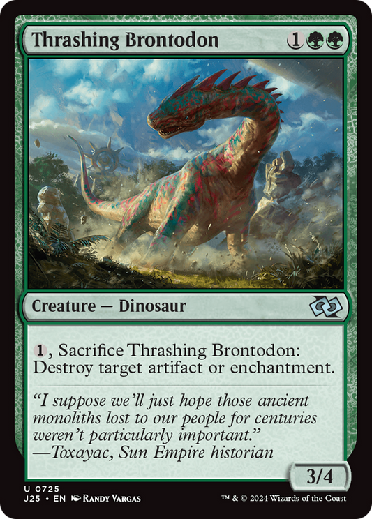 Thrashing Brontodon (J25) #725 [EN/N]