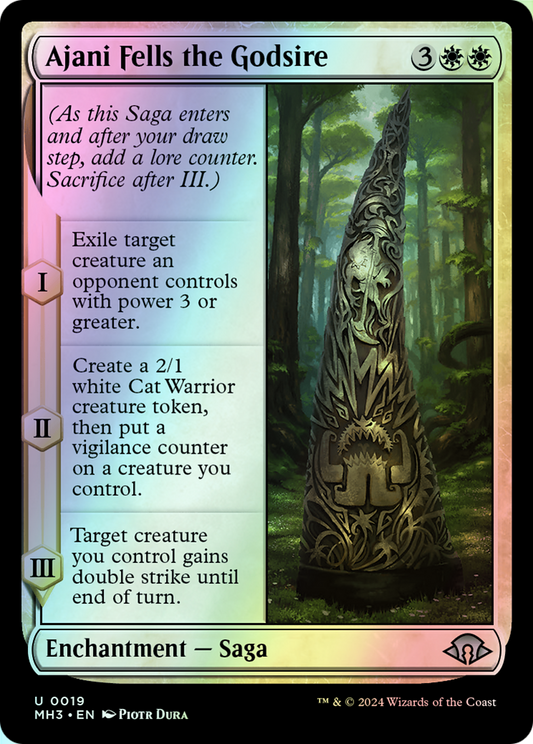 Ajani Fells the Godsire (MH3) #19 [EN/F]