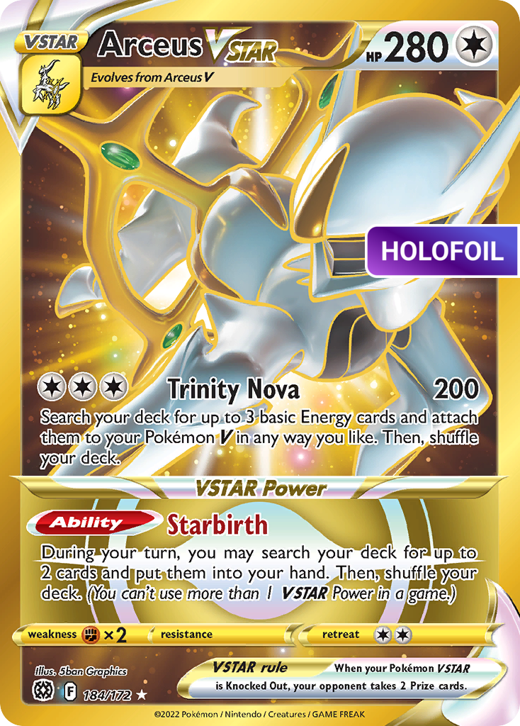 Arceus VSTAR (BRS) #184 [EN/H]