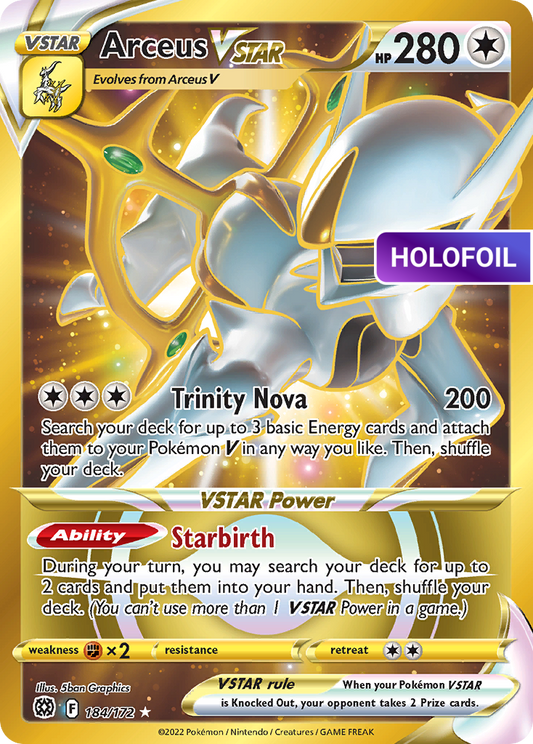 Arceus VSTAR (BRS) #184 [EN/H]