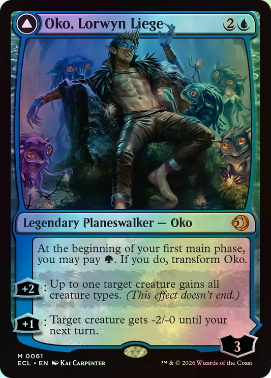 Oko, Lorwyn Liege // Oko, Shadowmoor Scion (ECL) #61 [EN/F]
