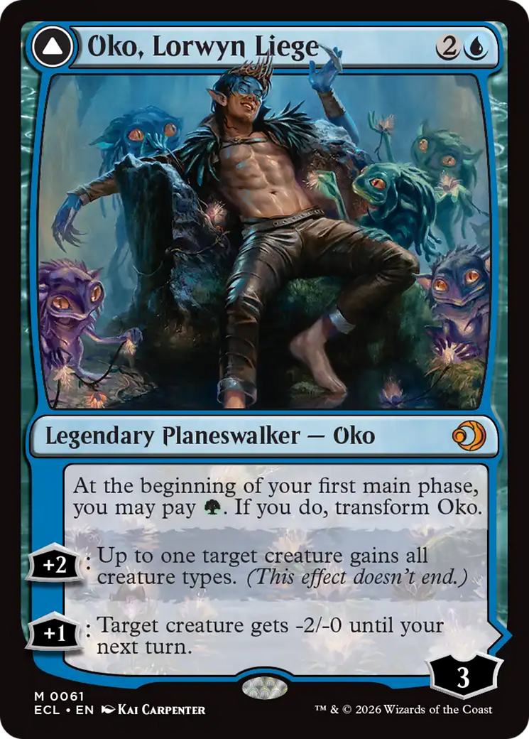 Oko, Lorwyn Liege // Oko, Shadowmoor Scion (ECL) #61 [EN/N]