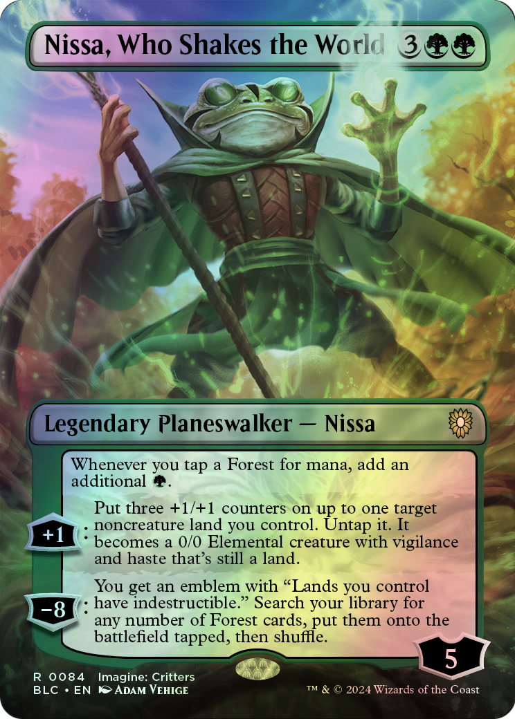 Nissa, Who Shakes the World (BLC) #84 [EN/F]