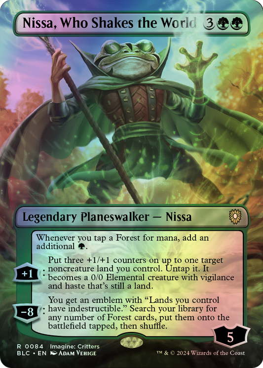 Nissa, Who Shakes the World (BLC) #84 [EN/F]