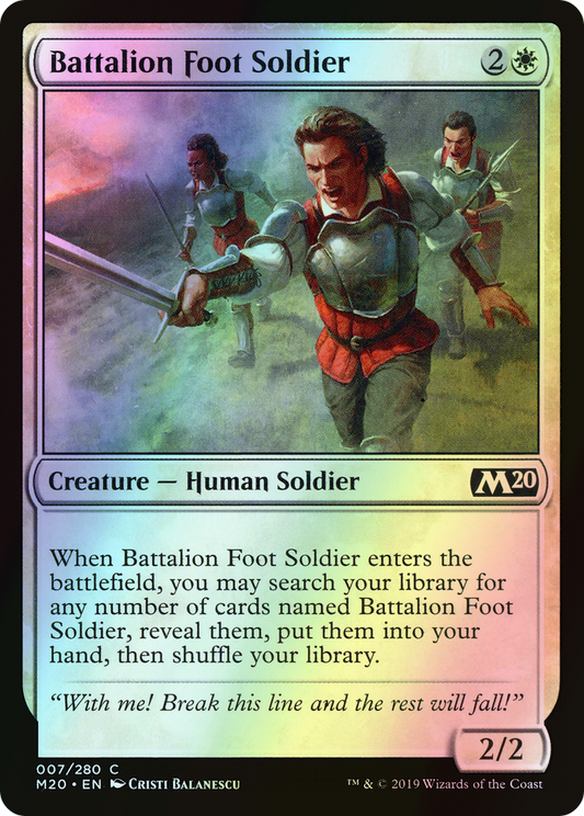 Battalion Foot Soldier (M20) #7 [EN/F]