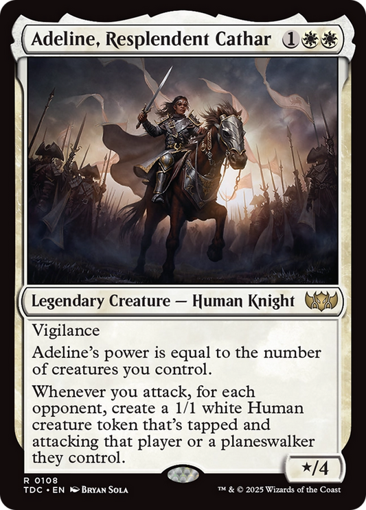 Adeline, Resplendent Cathar (TDC) #108 [EN/N] s/o