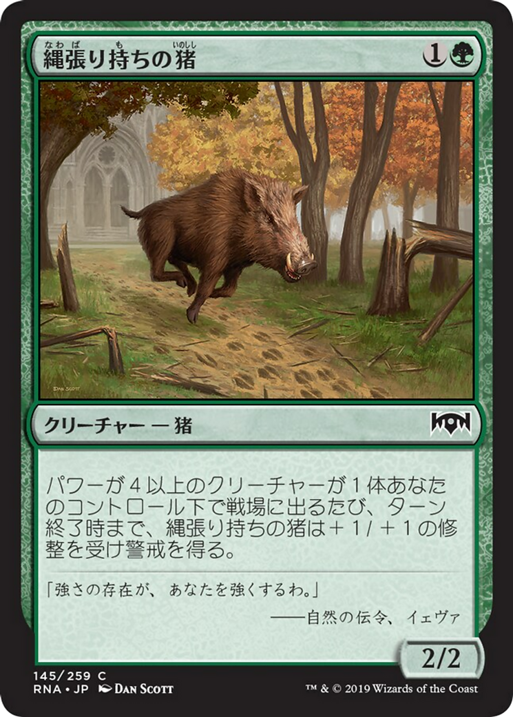 Territorial Boar (RNA) #145 [JA/N]