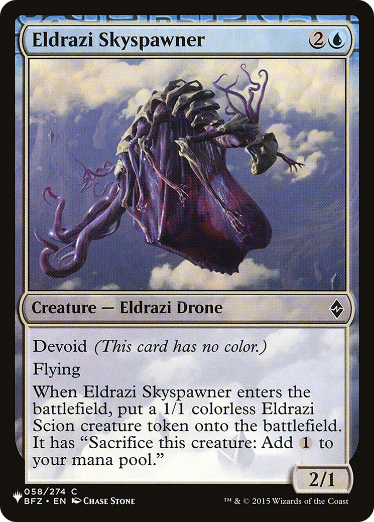 Eldrazi Skyspawner (PLST) #BFZ-58 [EN/N]