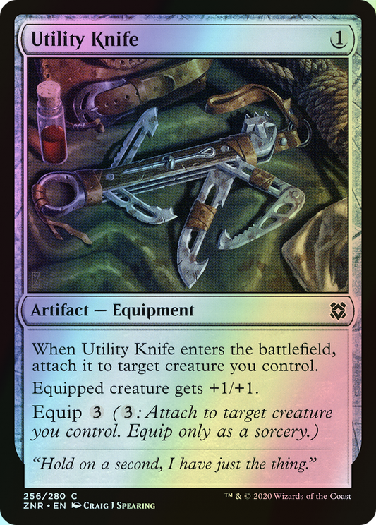 Utility Knife (ZNR) #256 [EN/F] s/o
