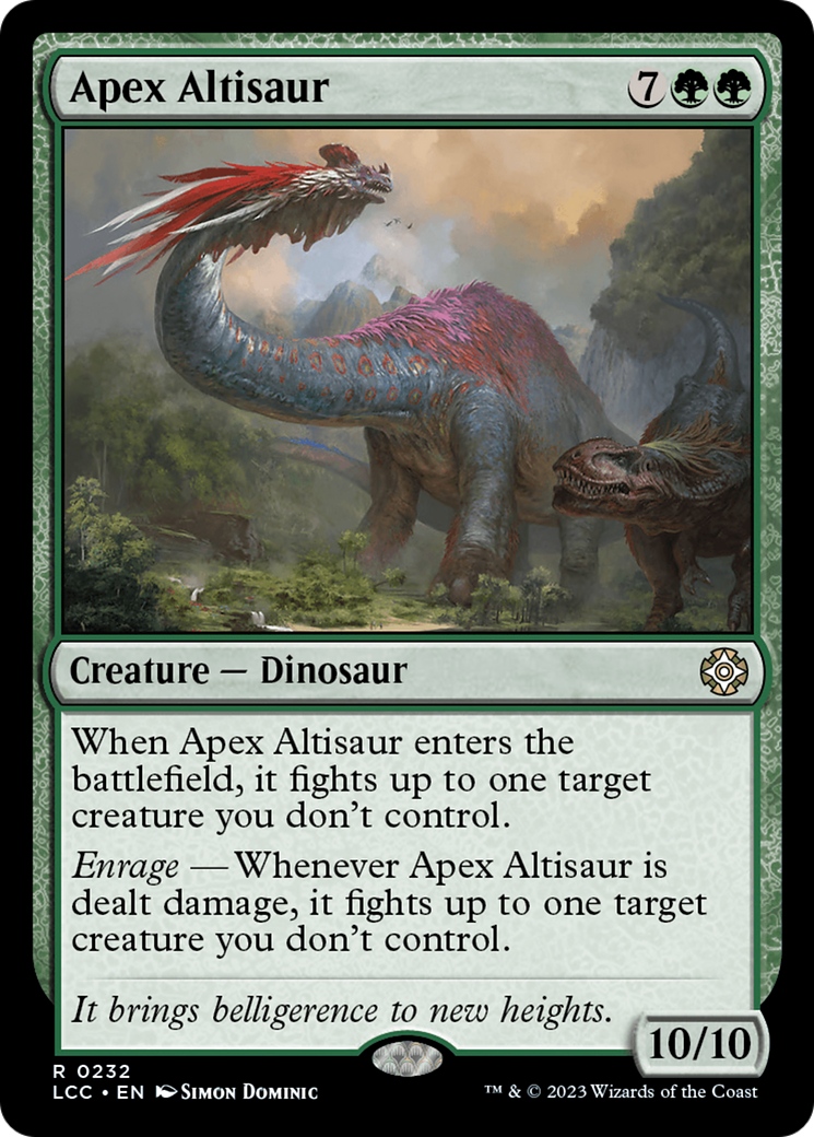 Apex Altisaur (LCC) #232 [EN/N]