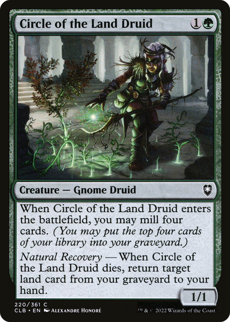 Circle of the Land Druid (CLB) #220 [EN/N] s/o
